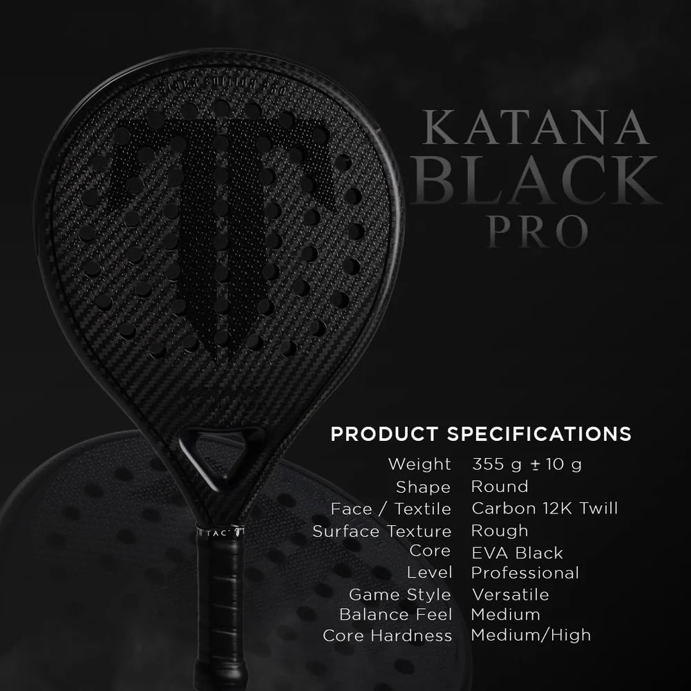 Tactical Padel - Katana Black Pro