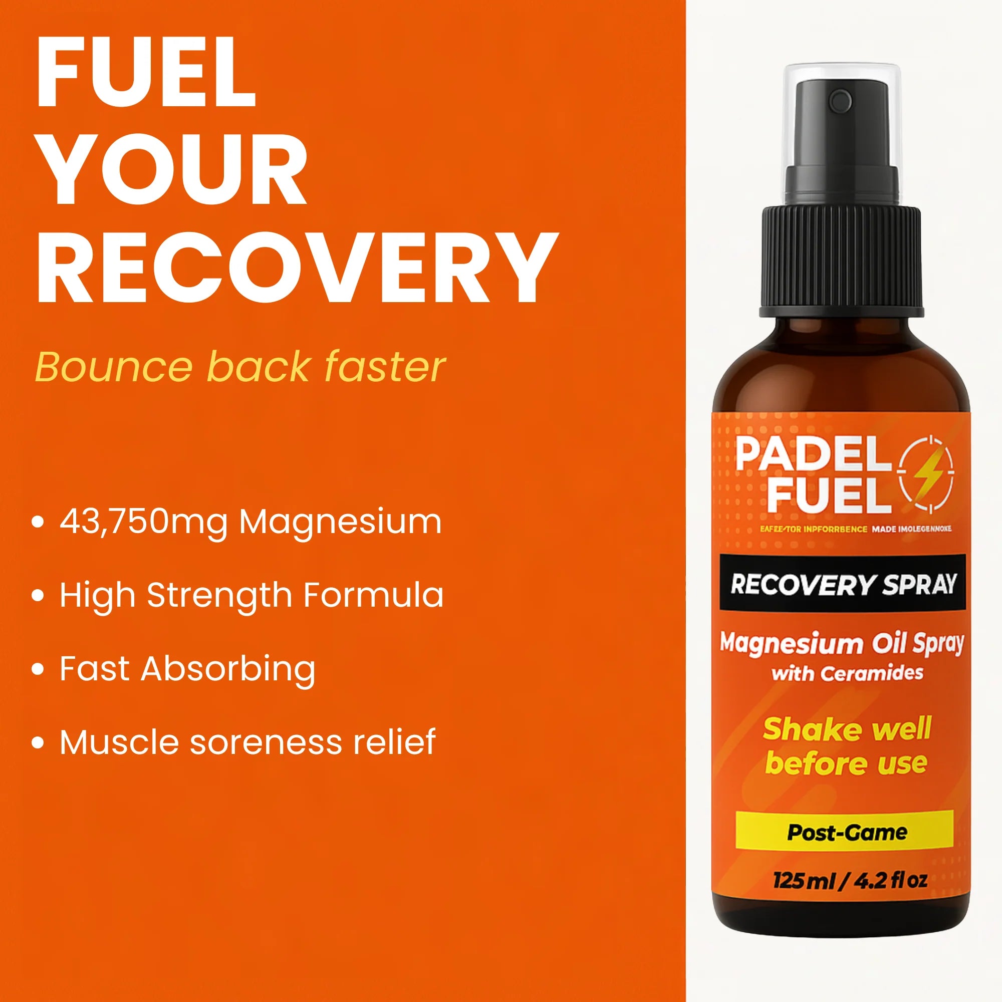 Post Game Magnesium Oil Spray 125ml