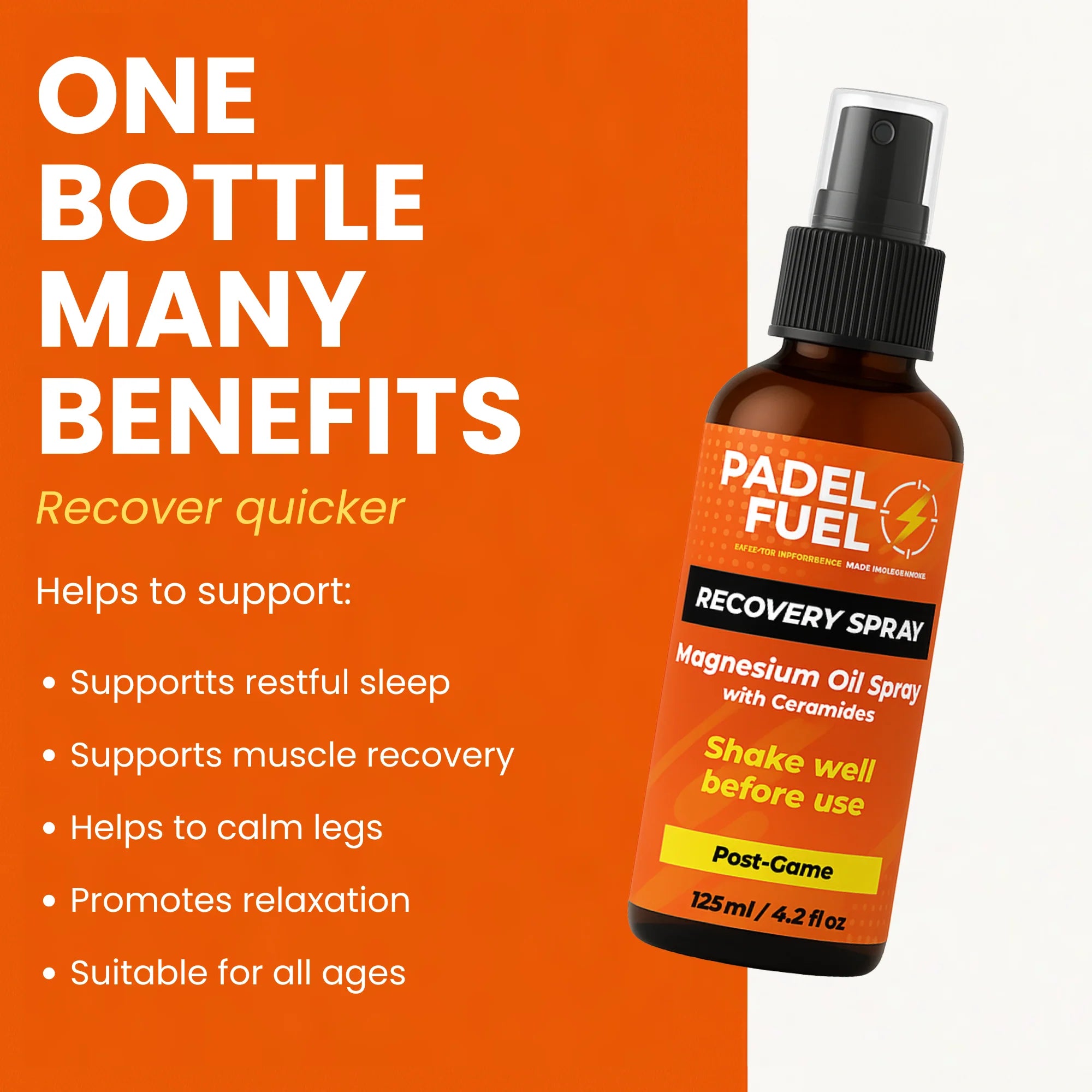 Post Game Magnesium Oil Spray 125ml