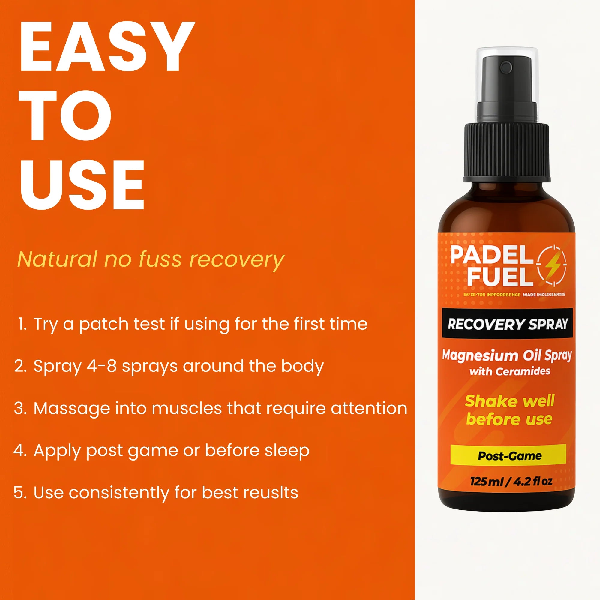 Post Game Magnesium Oil Spray 125ml